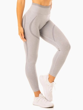 Леггинсы Excel Seamless High Waisted Leggings - Grey Marl