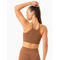Топ Transform Reversible Sports Crop - Chocolate Zebra