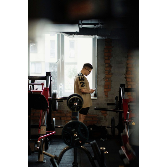 Футболка Nebbia Oversized T-shirt LIFTING CLUB Light Brown 353