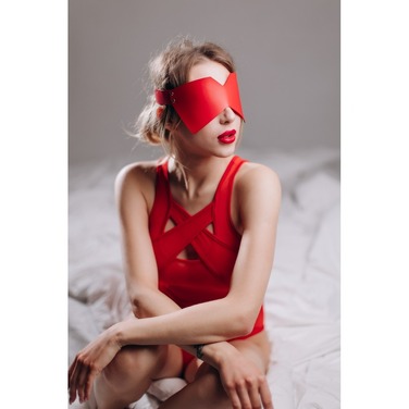 Маска на глаза MD3 RED полиуретан