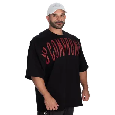 Футболка GASP NC Iron Tee 221081 Black/Red