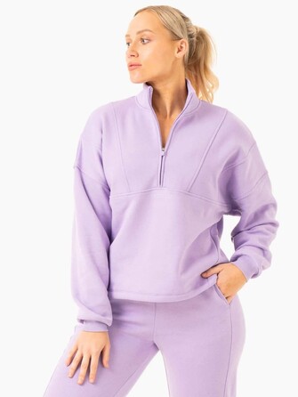 Толстовка Sideline Half Zip Jumper - Lilac