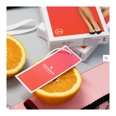 Комплект-пеньюар та трусики стрінги Obsessive 852, чорний, S/M