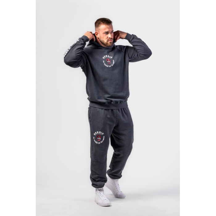 Штани Nebbia Washed Sweat Joggers LEGEND Black 795