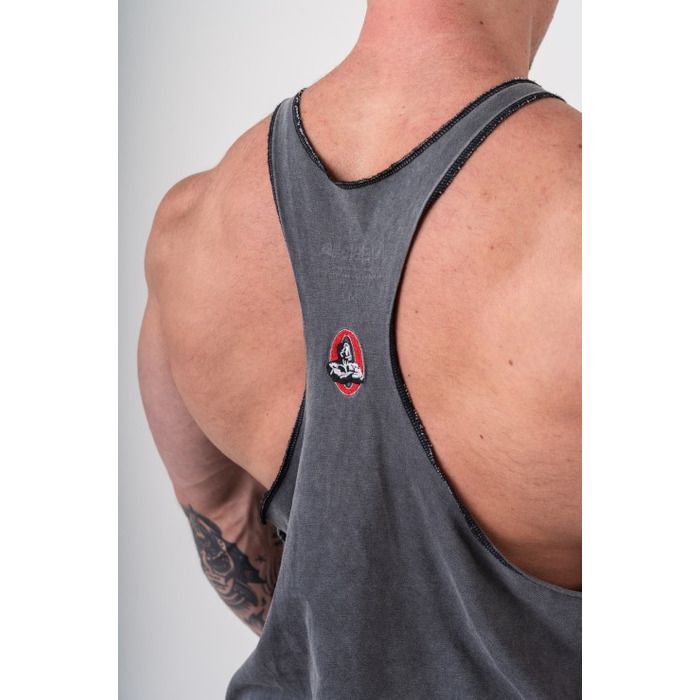 Майка Nebbia Washed Muscle Back Stringer GOLDEN AGE Black 791