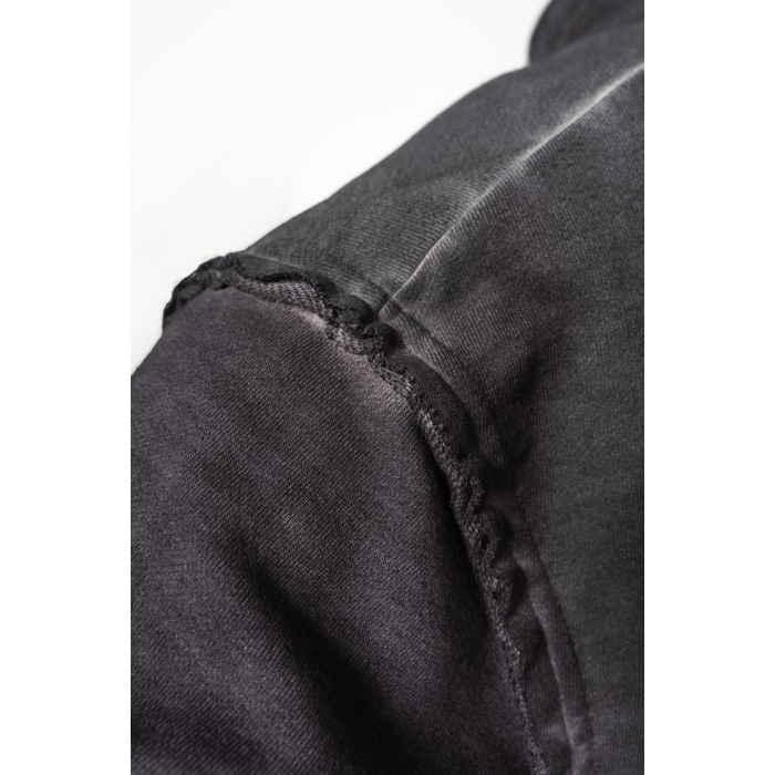 Кофта Nebbia Washed-off Zip Up Hoodie GYM BRO Black 362