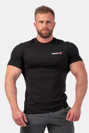 ФУТБОЛКА MINIMALIST LOGO NEBBIA T-SHIRT BLACK 291