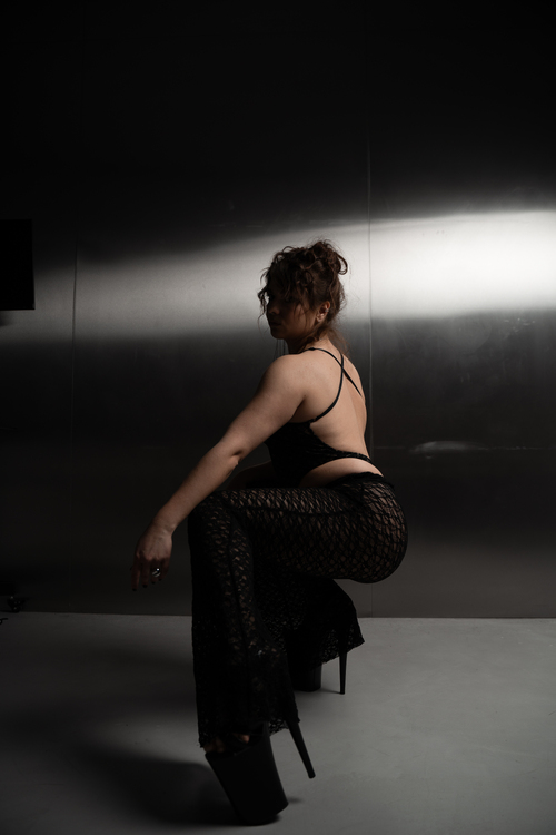 SHADOW body Black mesh LACE_ чорна сітка мереживо