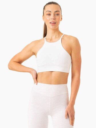 Топ Transform Reversible Sports Crop - White Zebra
