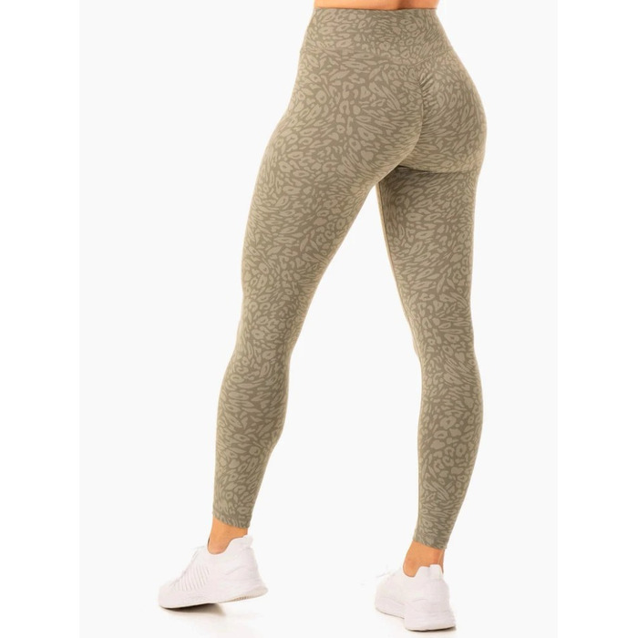 Легінси Rotation High Waisted Scrunch Leggings - Khaki Leopard