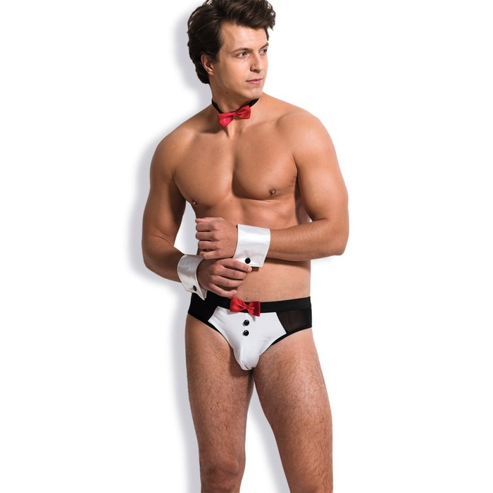 Чоловічий ігровий костюм офіціанта 3 предмети Sunspice S/M