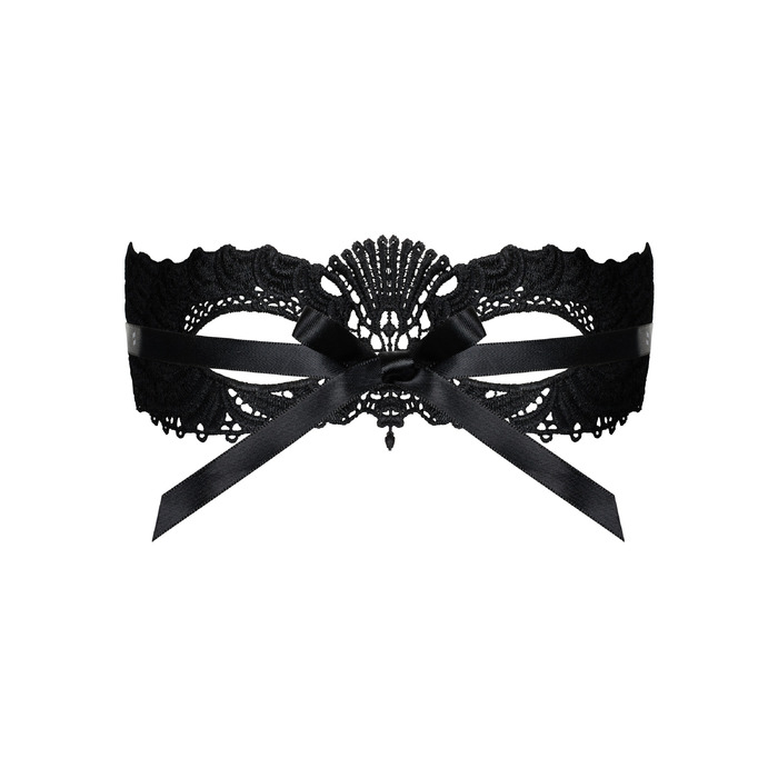 Маска ажурная,Изящность, Obsessive A700, черный