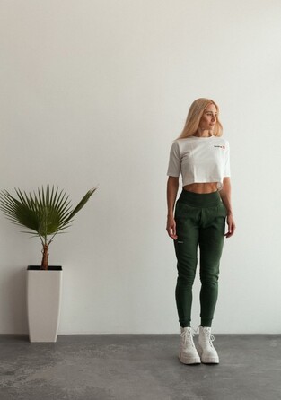 Топ Minimalist Logo NEBBIA crop top 600 Cream