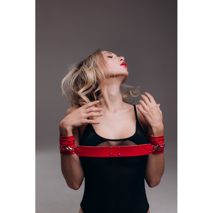 Наручники Candy Hero HC5R экокжа/RED