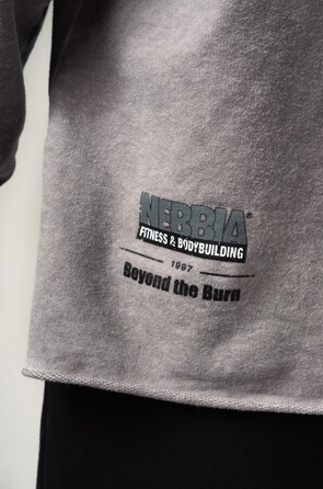 Худі Nebbia Washed-off Oversized Pullover Hoodie NO BS Light Grey 371