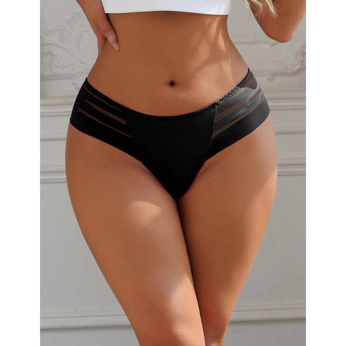 Трусы высокие Star Night, чёрные, M