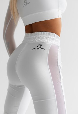 ЛЕГІНСИ WHITE LEGGINGS WITH TULE