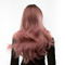 Перука довга хвиляста з чубчиком Fetish Hair омбре рожевий, 65 см