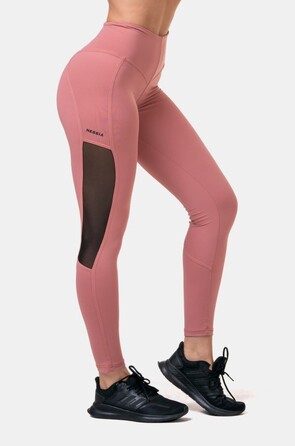 Легінси High Waist & Mesh Leggings 573 Old Rose Roze