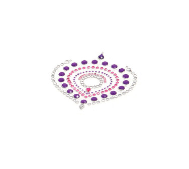 Прикраси для грудей та бікіні FLAMBOYANT зі стразами рожево-фіолетовий