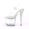 Босоножки Pleaser Unicorn-708RSH **Каблук Unicorn 7 дюймов, ремешок на щиколотке шириной 3 1/4 дюйма, каблук RS, прозрачные