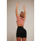 ТОП Nebbia SHORT SLEEVE SPORTY CROP TOP OLD ROSE 584 Roze