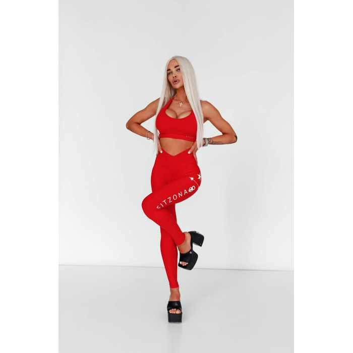 Легінси Fitzona Legging Fitness Red CALFTZ004R