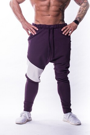 Спортивні штани Nebbia DROP CROTCH 729 Bordo