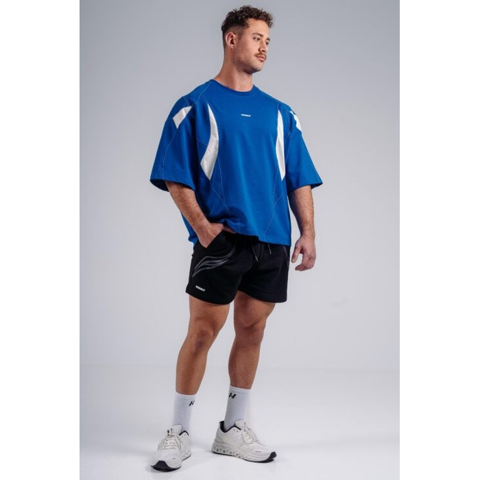Футболка Nebbia Oversized Pump Cover T-Shirt PRIMAL Blue 871