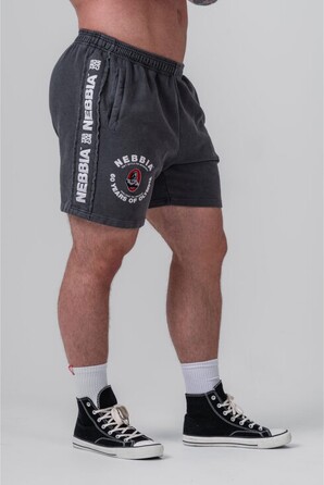 Шорти Nebbia Washed Sweat Shorts LEGEND Black 786