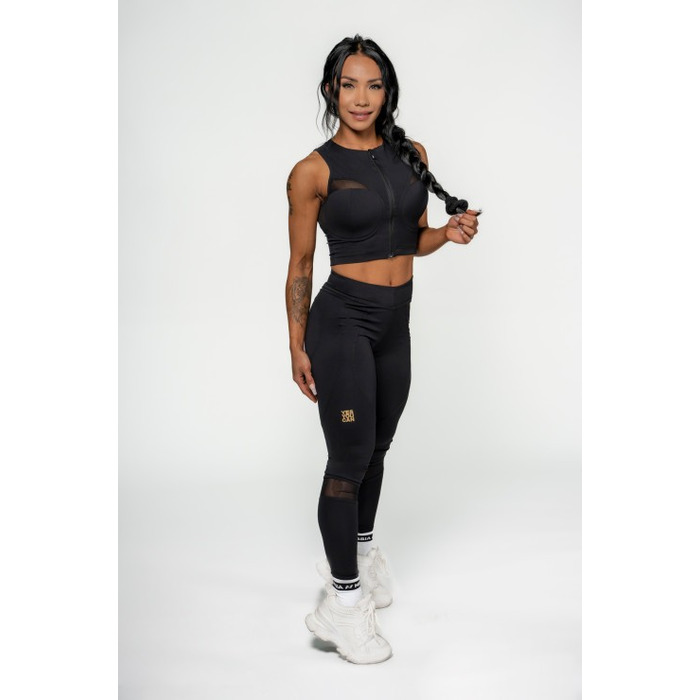 Топ Nebbia Women's Compression Push-Up Top INTENSE Mesh Gold 842