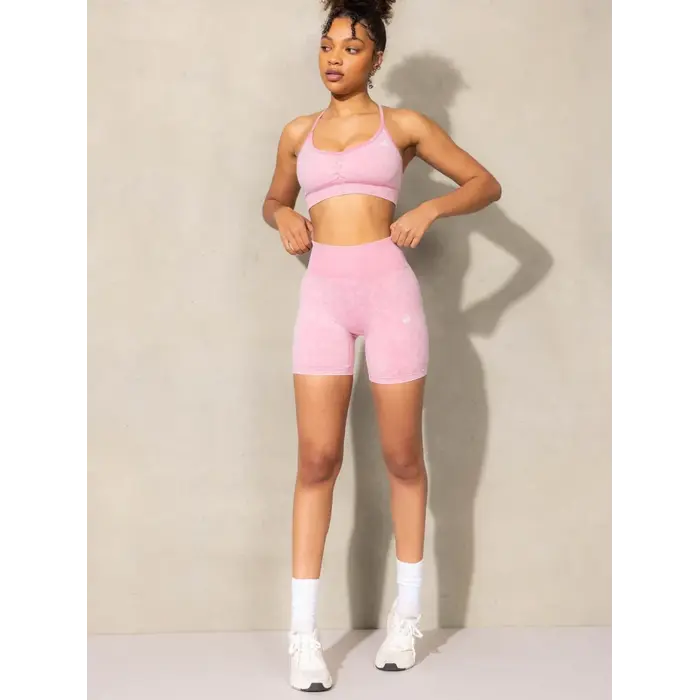 Шорти Ryderwear Stonewash Scrunch Seamless Shorts - Pink Stonewash