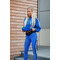 Легінси Nebbia High Waisted Side Stripe Leggings Iconic Blue 209