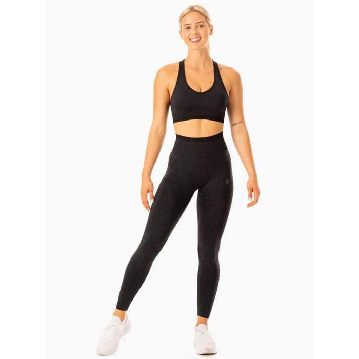 Леггинсы Excel Seamless High Waisted Leggings - Black Marl