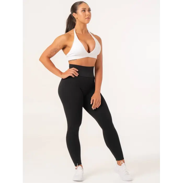 Леггинсы Ryderwear Honeycomb Scrunch Seamless Leggings - Black