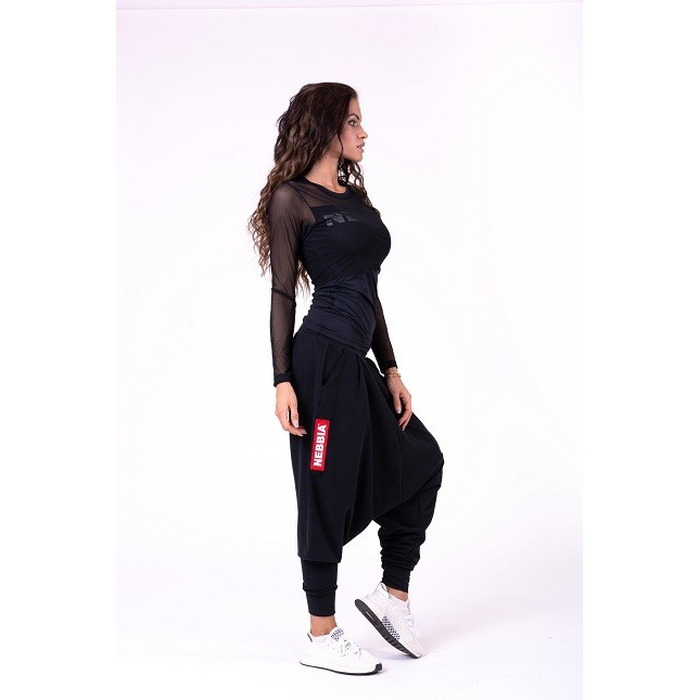 Лонгслів Nebbia Flash-Mesh Long Sleeve Shirt 664 Black