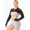 Кроп топ Excel Seamless Super Crop - Black Marl