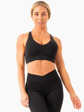 Топ NKD Cross Over Sports Bra - Black