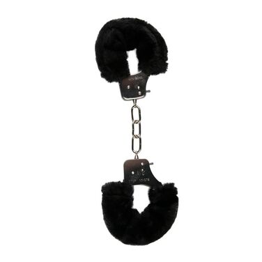 Наручники EASYTOYS Furry Handcuffs - Black