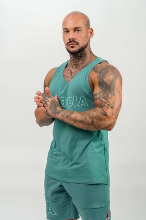 Майка Nebbia Gym Tank Top STRENGTH Green 714