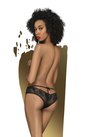 Сексуальні трусики Penthouse Adore me black(L/XL)