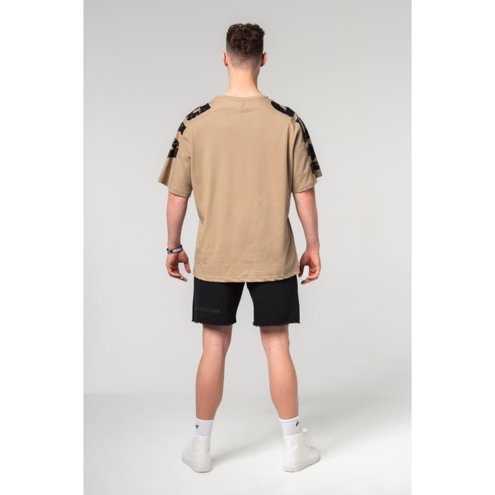 Футболка Nebbia Oversized T-shirt LIFTING CLUB Light Brown 353