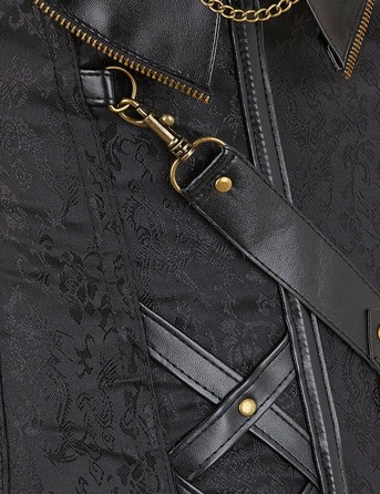 Корсет Star Night 14 Soft Steel Bones черный, XS