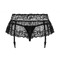 Пояс для панчіх чорний Obsessive 830-GAR-1 garter belt L / XL