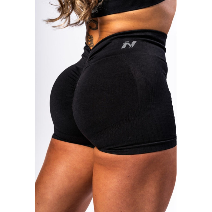 Шорти Nebbia High Waisted Push-Up Shorts TOTALLY SEAMLESS Black 304