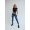 ЛЕГІНСИ Nebbia MID-WAIST OCEAN POWER LEGGINGS 566 Blue