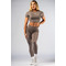 Топ Nebbia Seamless Short-Sleeve Top POWER Light Brown ASH 891