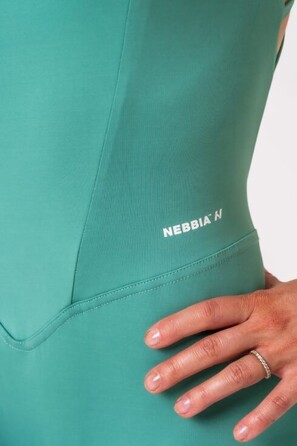 Комбінезон Nebbia Sculpting Flared Jumpsuit OWN THE GYM Green 397