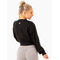 Жіноча кофта Ryderwear Level Up Jumper - Чорна укорочена