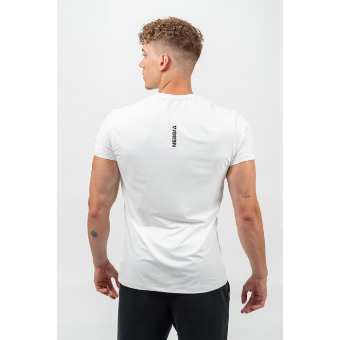 Футболка Nebbia Short-Sleeve Sports T-shirt Resistance White 348